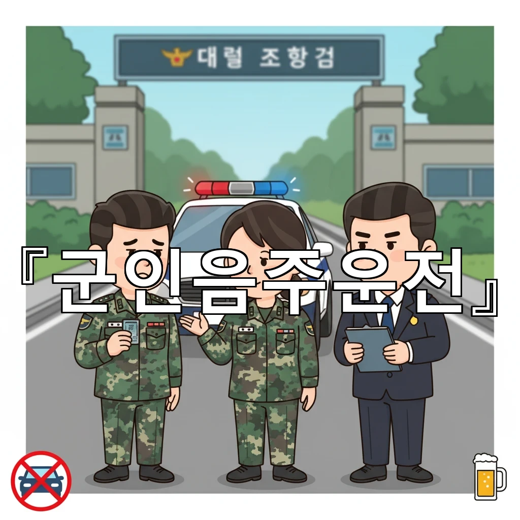군인음주운전 초범이라도 안심할 수 없는 이유와 대응 준비 사항