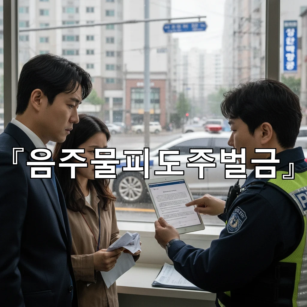 음주물피도주벌금 경찰 조사 전 준비해야 할 자료와 진술 정리법