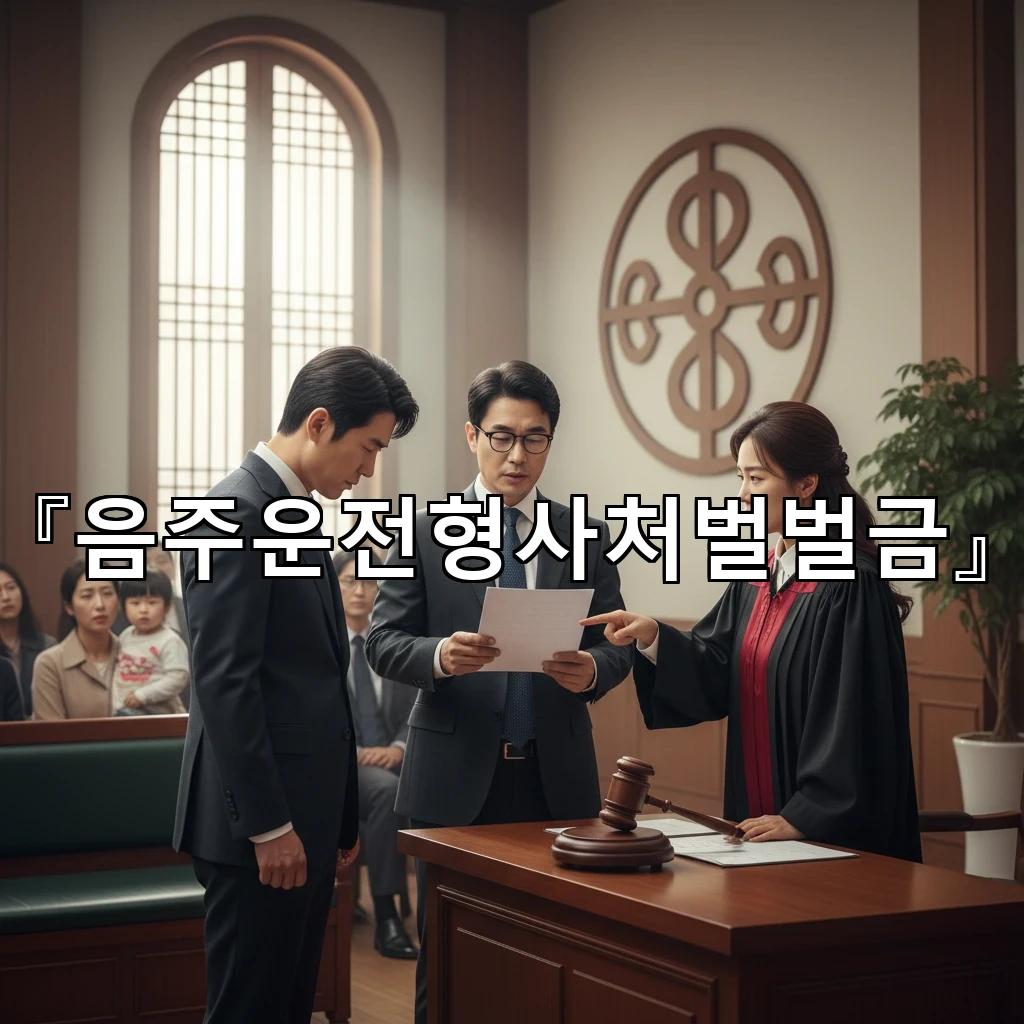 음주운전형사처벌벌금 합의가 미치는 영향과 감경 가능성 살펴보기