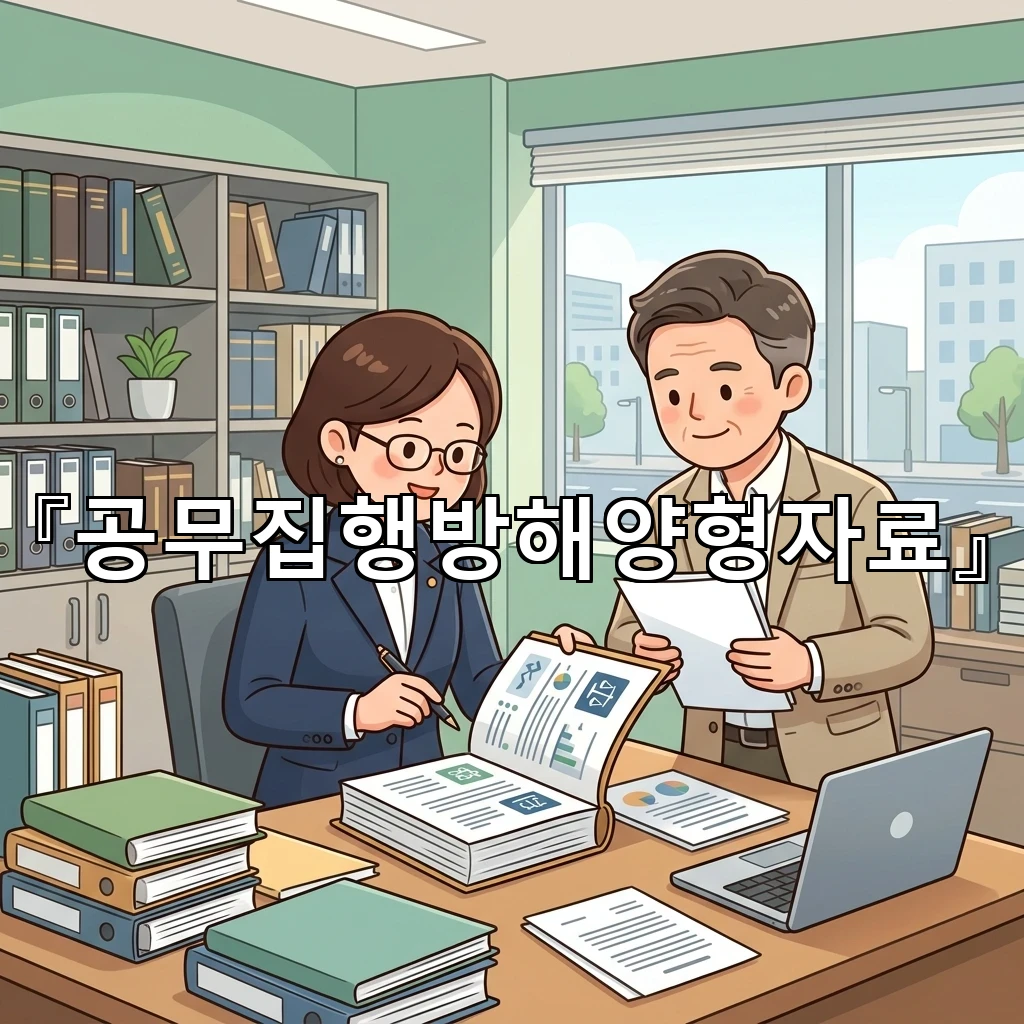 공무집행방해양형자료 현장 진술과 경위 정리로 보는 판단 기준