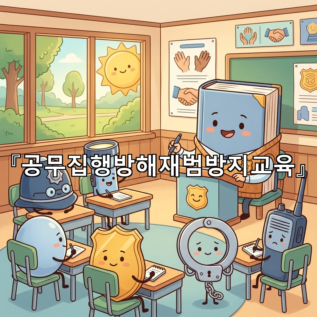 공무집행방해재범방지교육으로 읽는 반복을 멈추는 생활 속 선택들