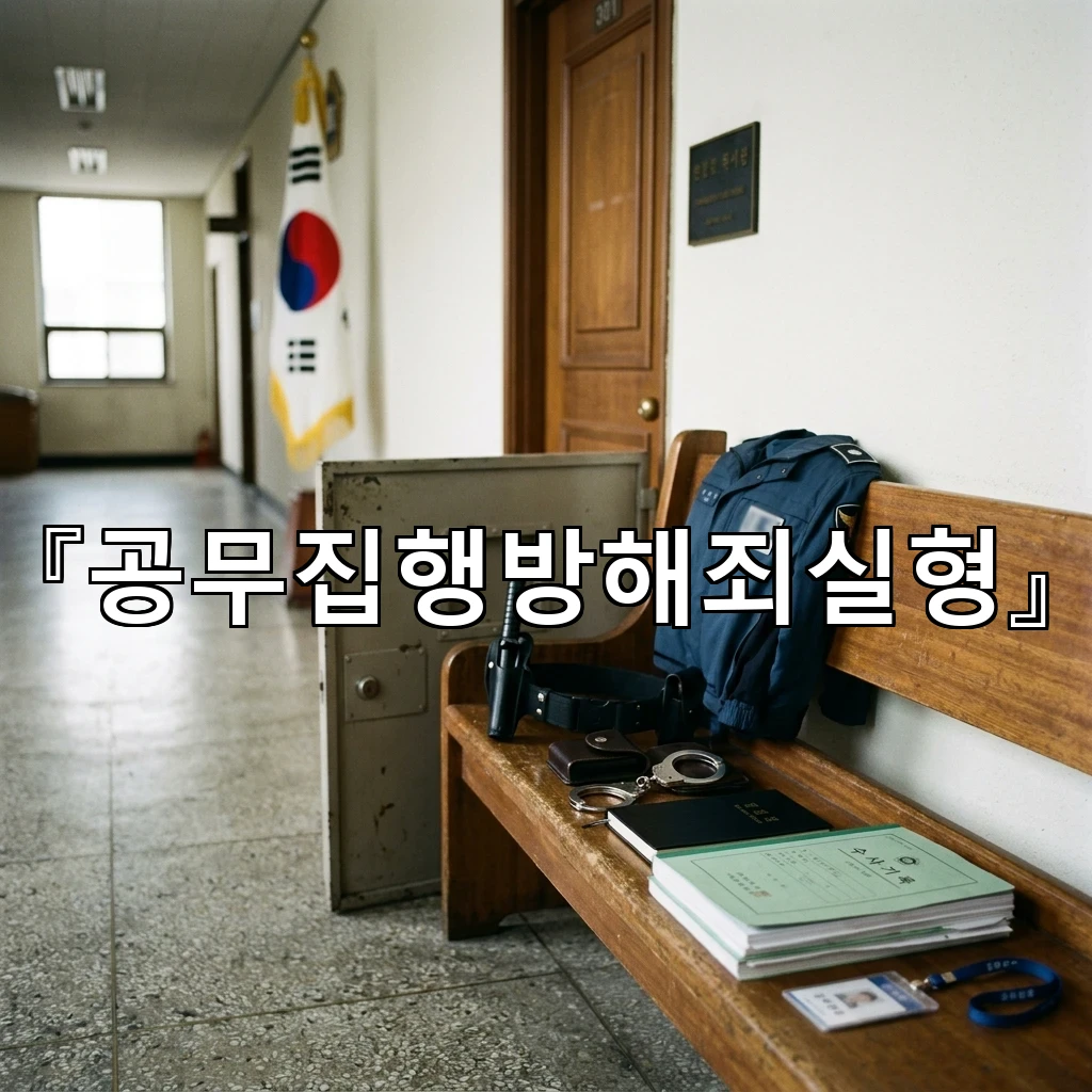공무집행방해죄실형 사건의 흐름을 읽는 첫 대응의 중요성