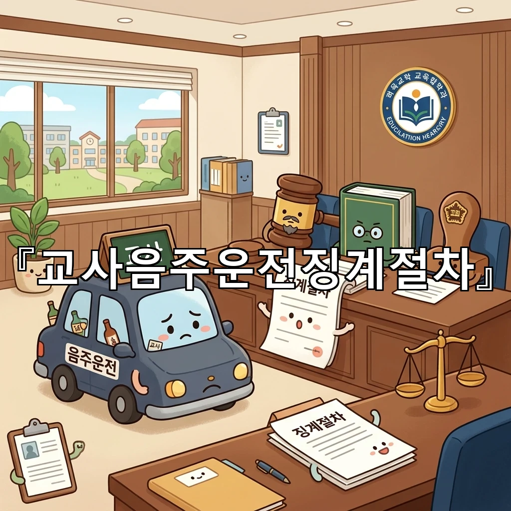 교사음주운전징계절차 첫 대응에서 기록을 지키는 핵심 흐름