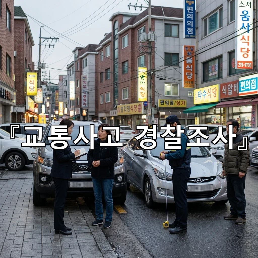 교통사고경찰조사 진술을 앞두고 먼저 살펴야 할 내용과 순서