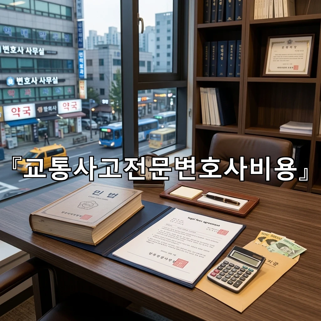 교통사고전문변호사비용이 달라지는 요인들을 사례로 풀어본 안내문