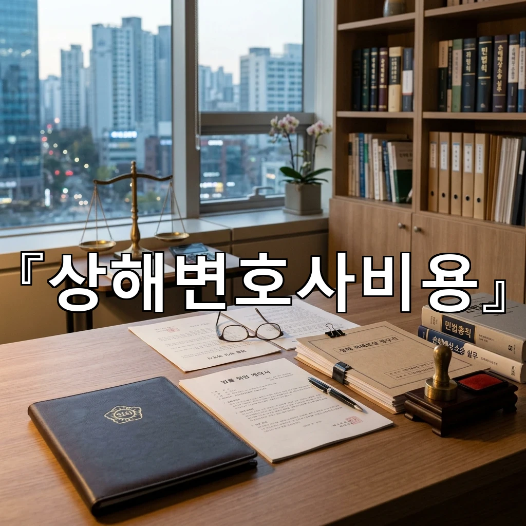 상해변호사비용 사고 뒤 마음이 급할 때 먼저 살필 기준들
