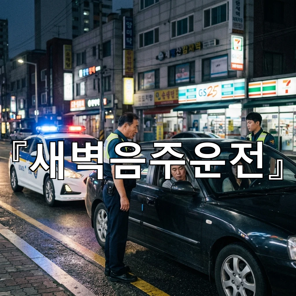 새벽음주운전 이후 아침에 마주하는 현실 점검과 대응 흐름