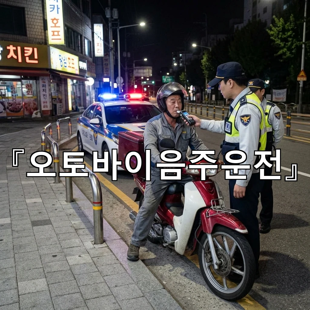 오토바이음주운전 새벽 귀가길에 달라지는 판단의 무게와 주의점