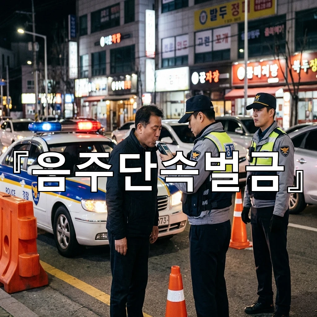 음주단속벌금 기준을 넘어서는 순간 달라지는 대응의 핵심 정리