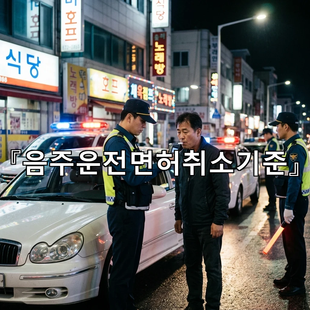 음주운전면허취소기준 반복되지 않게 미리 알아두는 판단의 출발점