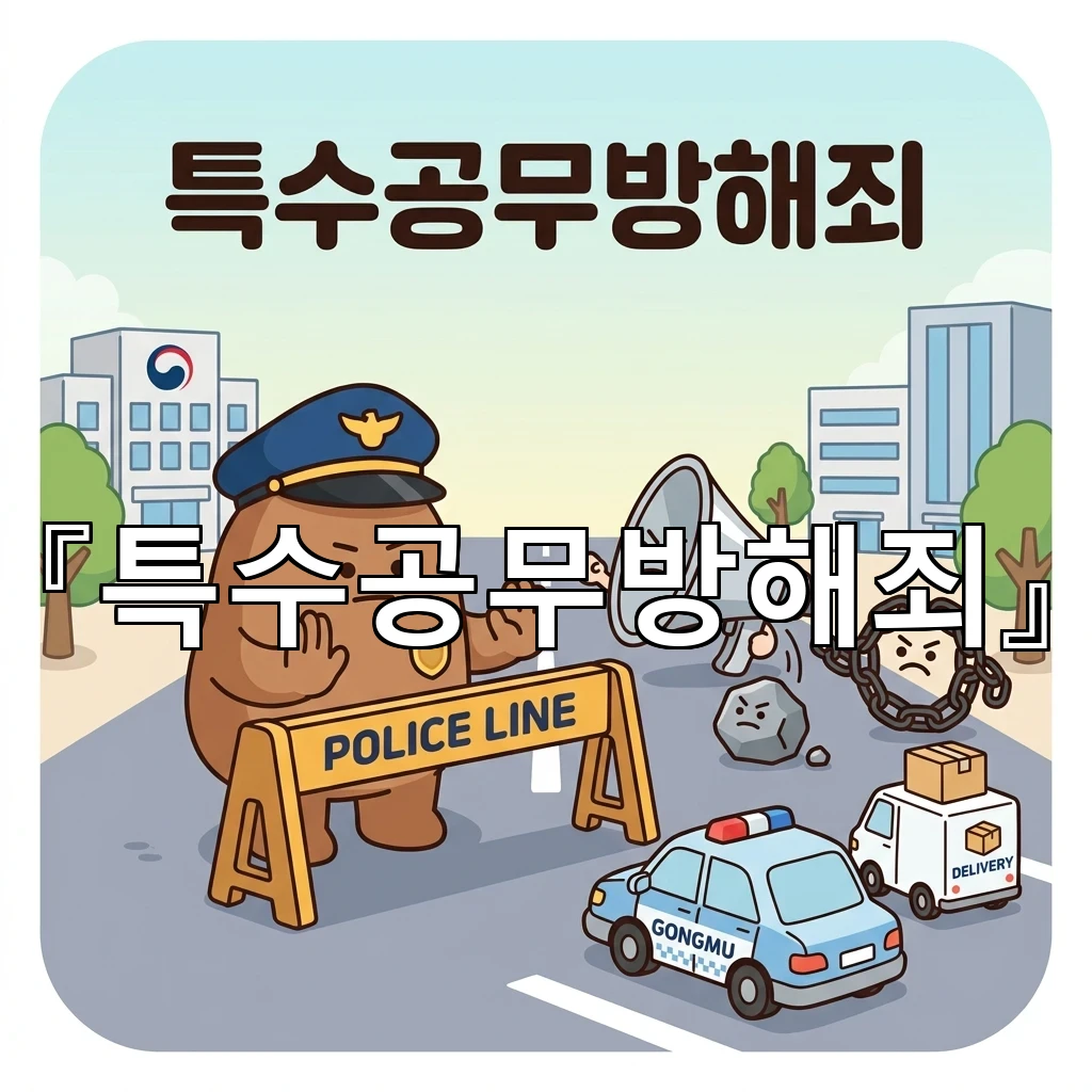 특수공무방해죄 현장에서 마주할 수 있는 상황과 핵심 쟁점 정리