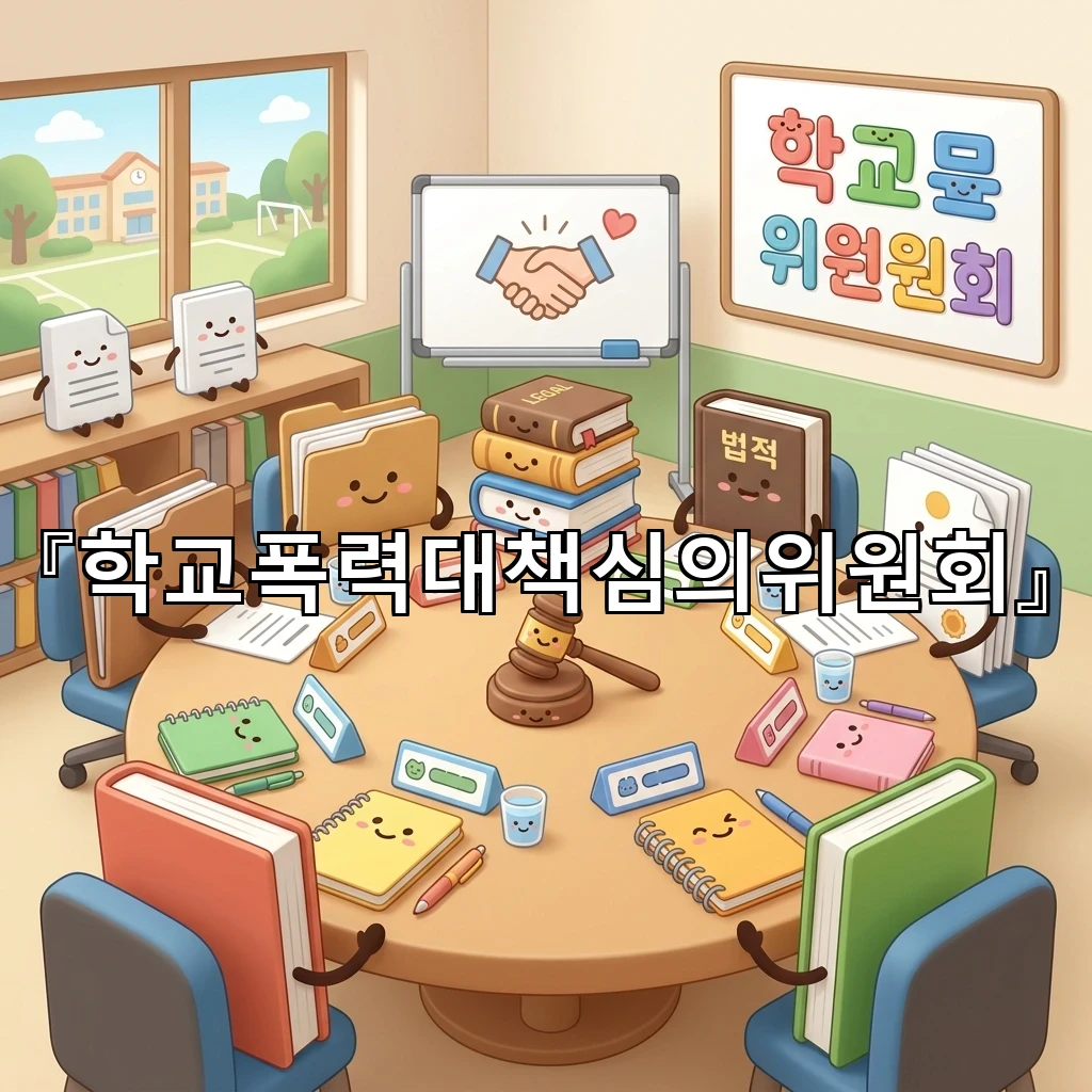 학교폭력대책심의위원회 절차를 이해하기 위한 핵심 흐름 안내
