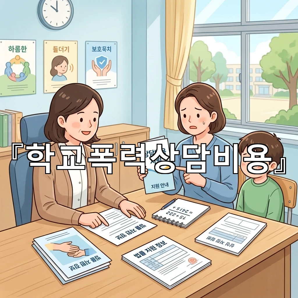 학교폭력상담비용 기준을 둘러싼 현실적 준비와 점검 포인트
