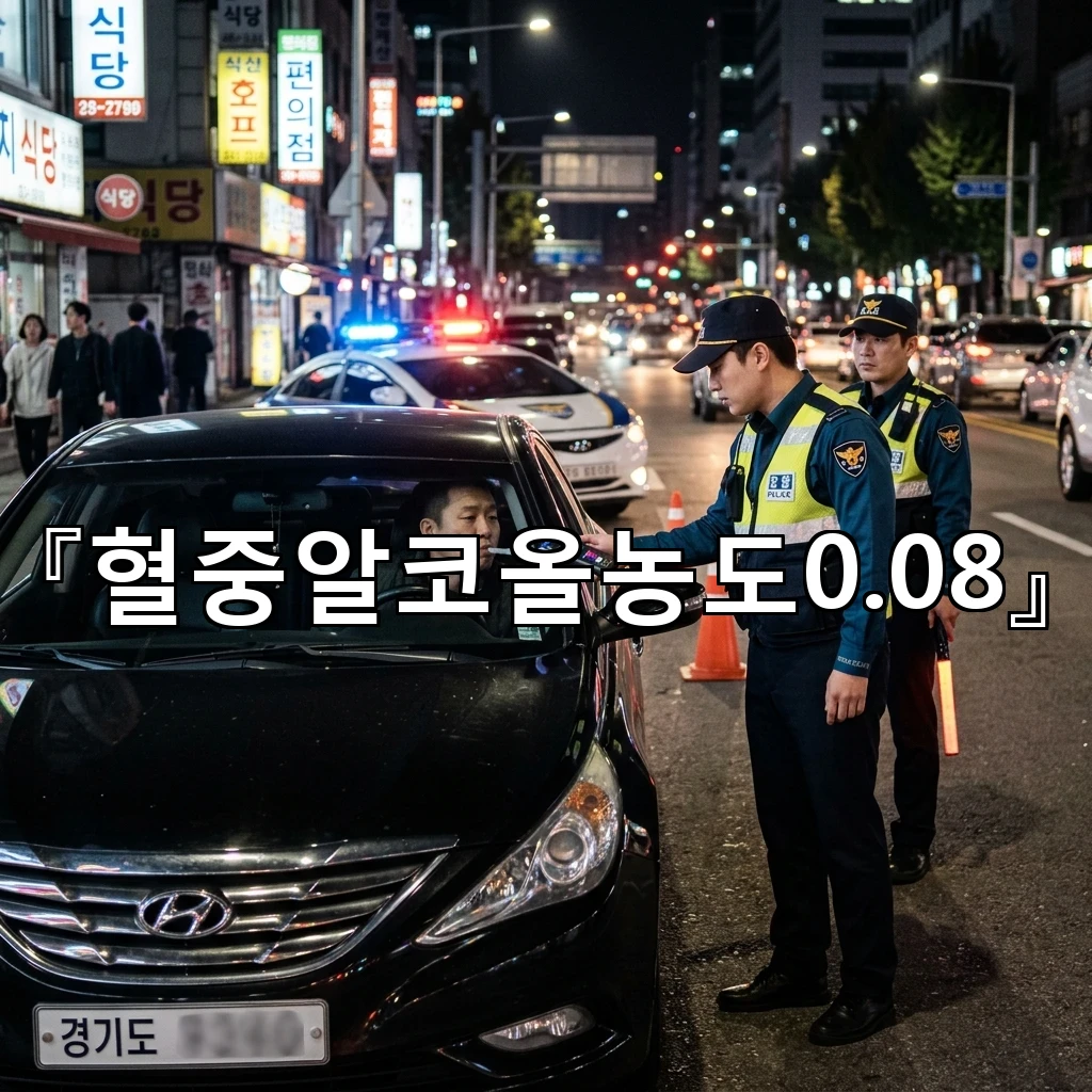 혈중알코올농도0.08 수치가 불러오는 행정 절차의 진행 방식