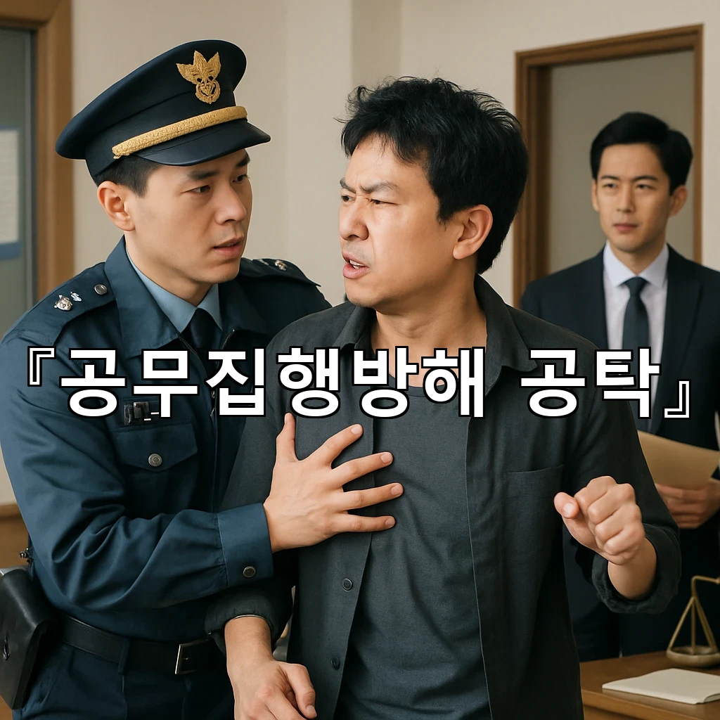 legal image 공무집행방해 공탁 5137
