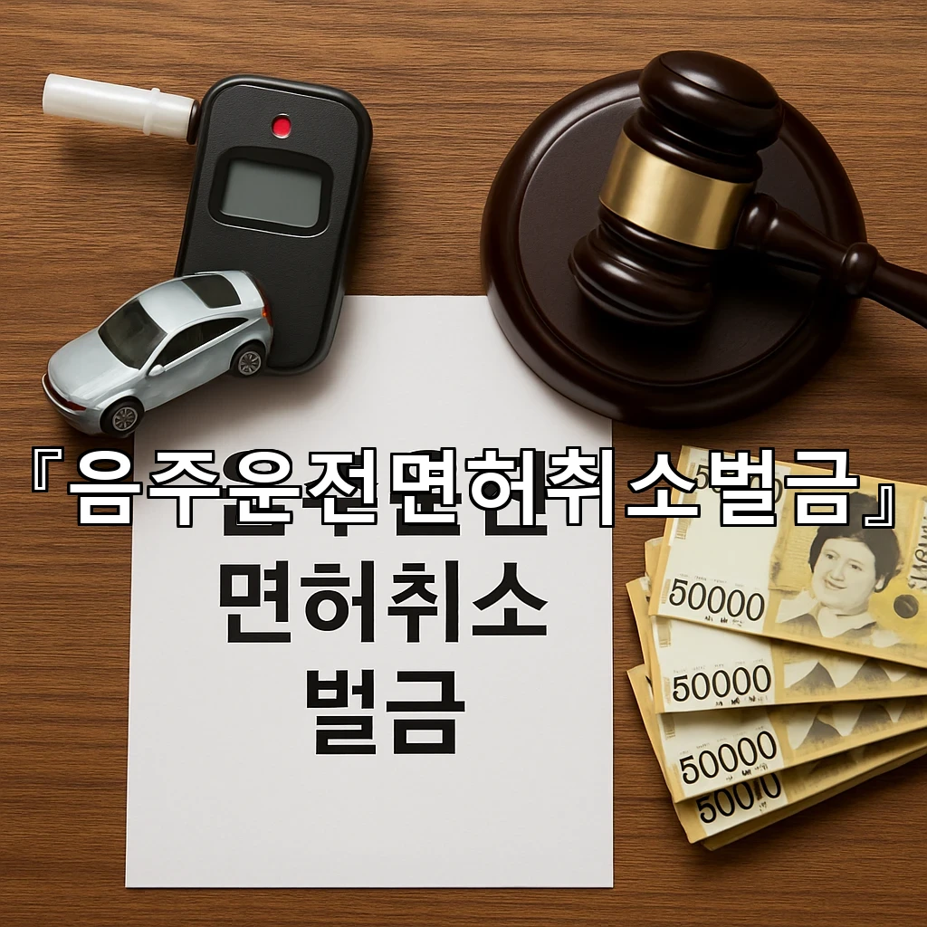 음주운전면허취소벌금 사건을 처음 마주한 뒤 준비할 것들