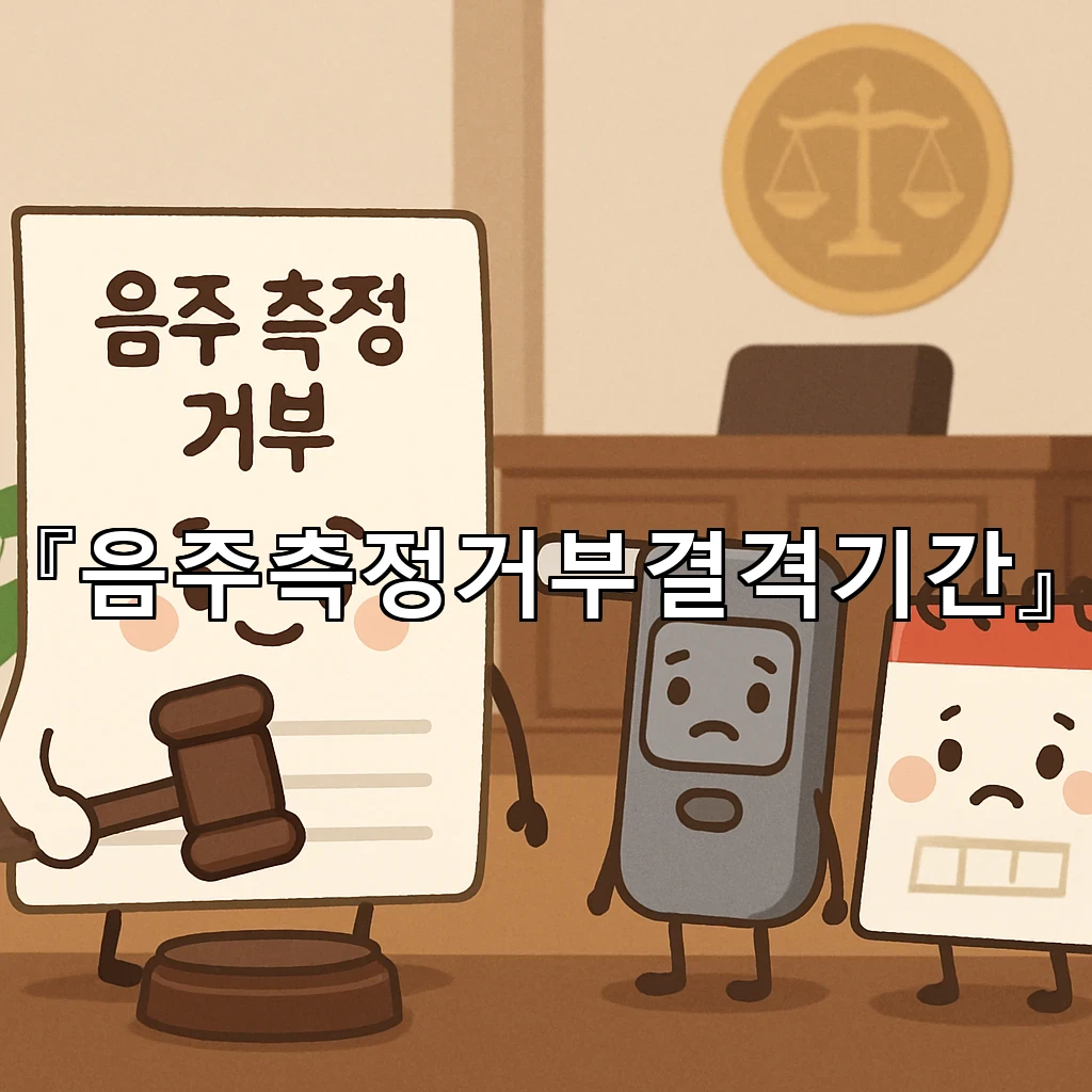 음주측정거부결격기간 흐름을 먼저 읽는 면허 대응의 핵심 정리