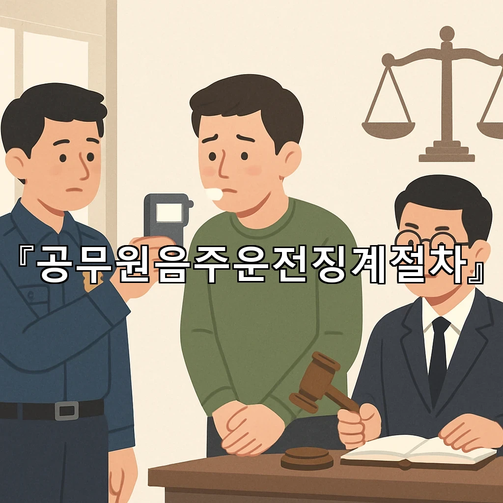 공무원음주운전징계절차 처음 마주하는 사람을 위한 흐름 정리