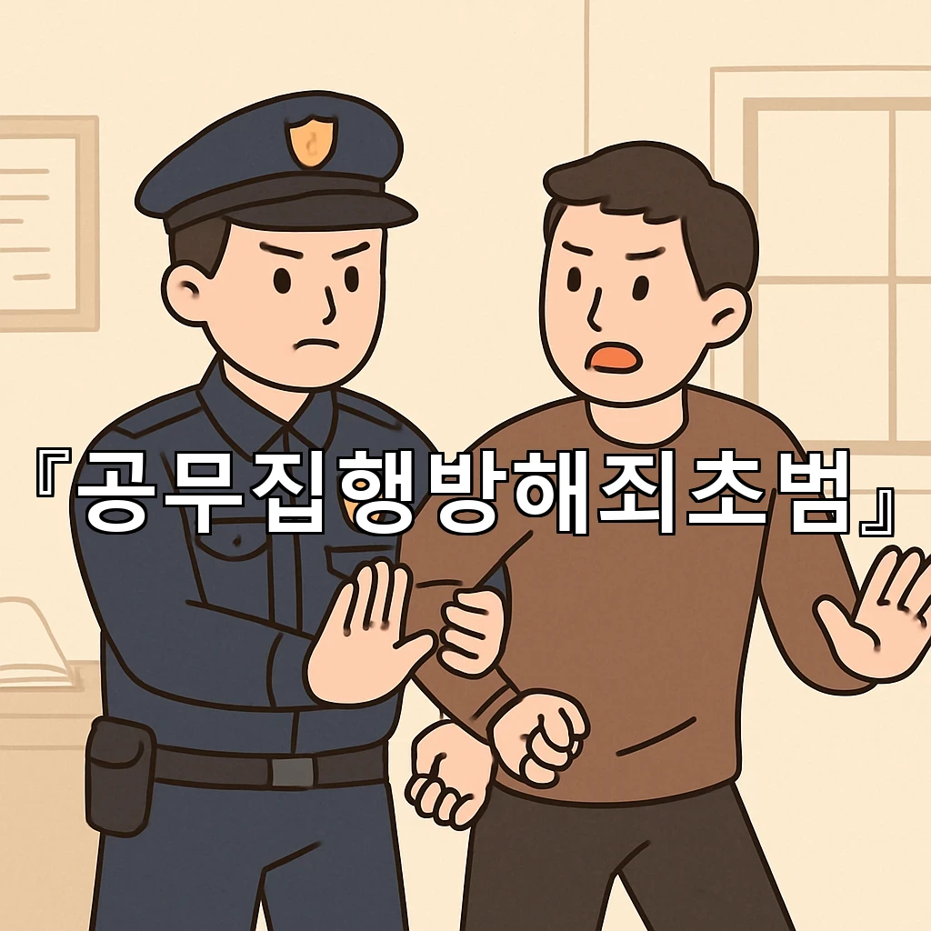 legal image 공무집행방해죄초범 7221
