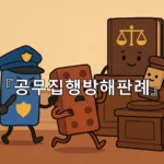 legal image 공무집행방해판례 6334