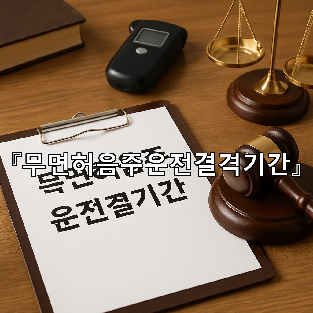 무면허음주운전결격기간 끝을 기다리는 동안 챙길 마음가짐과 준비