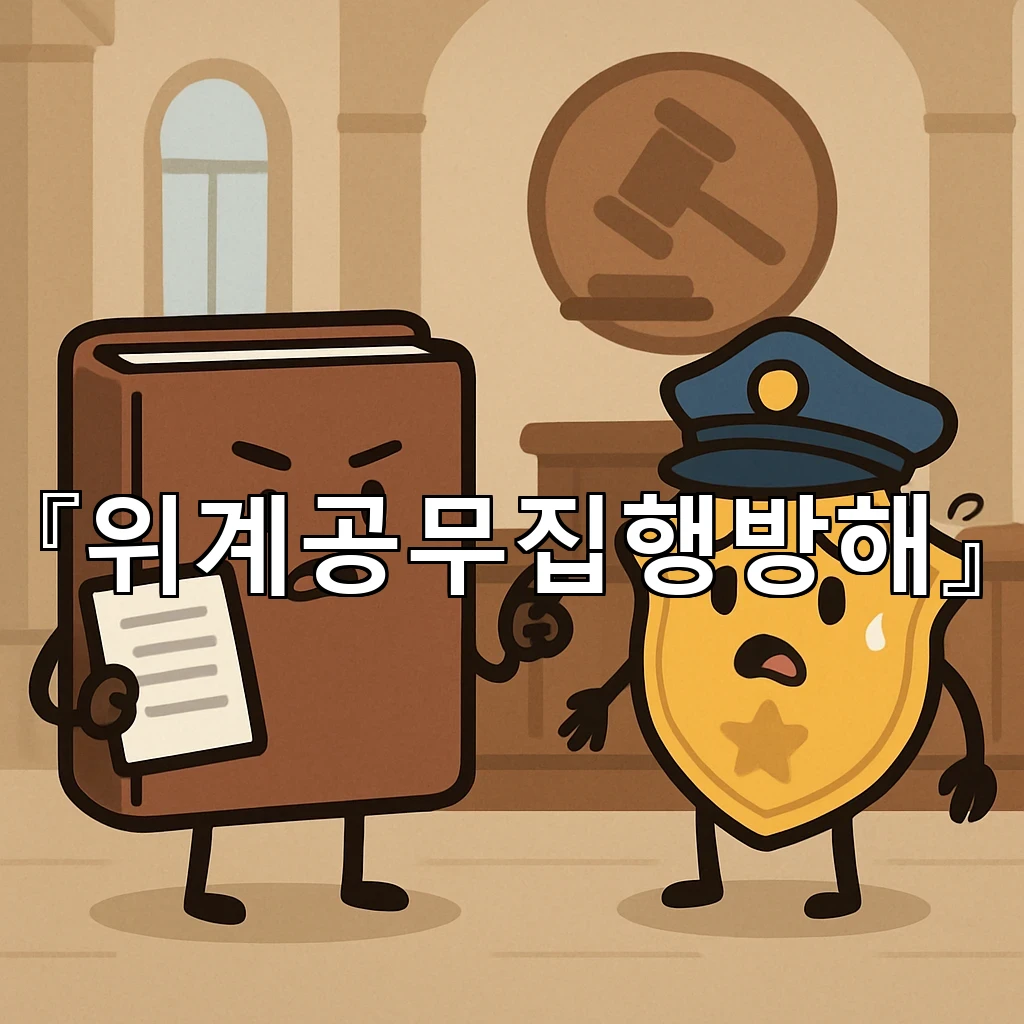 위계공무집행방해 현장에서 오해가 번지기 쉬운 순간별 쟁점 정리