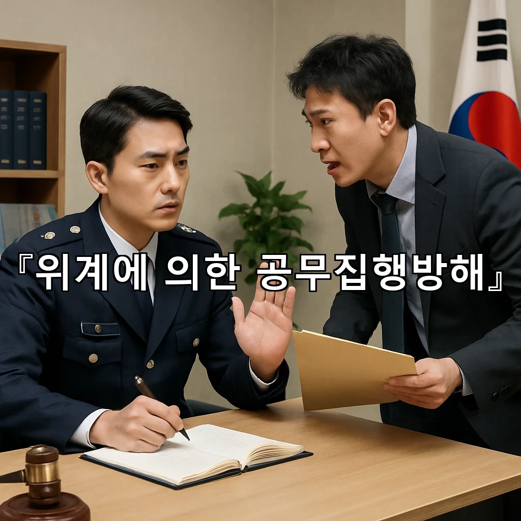 legal image 위계에 의한 공무집행방해 7411