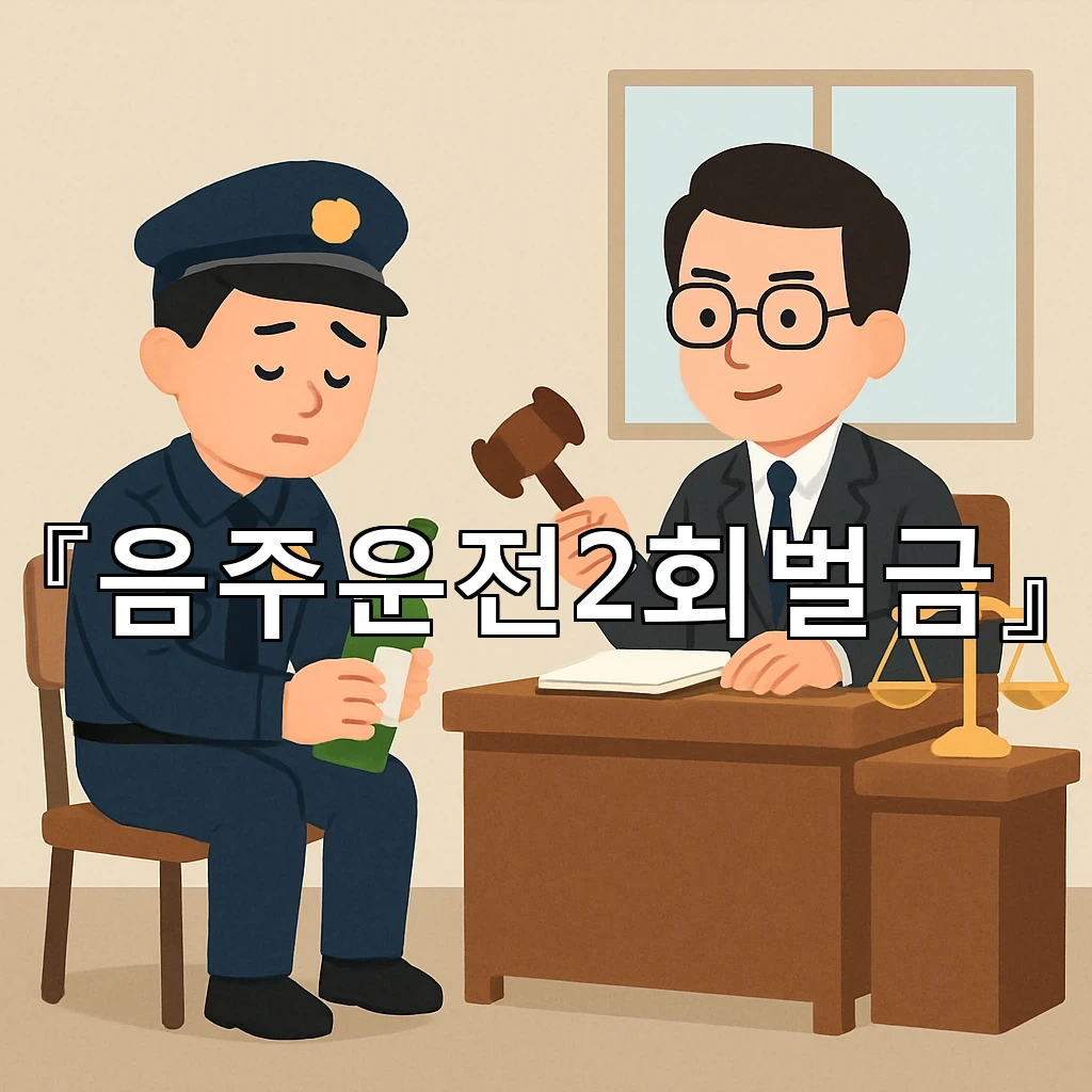 음주운전2회벌금 예상보다 커지는 이유와 대응 방향 정리