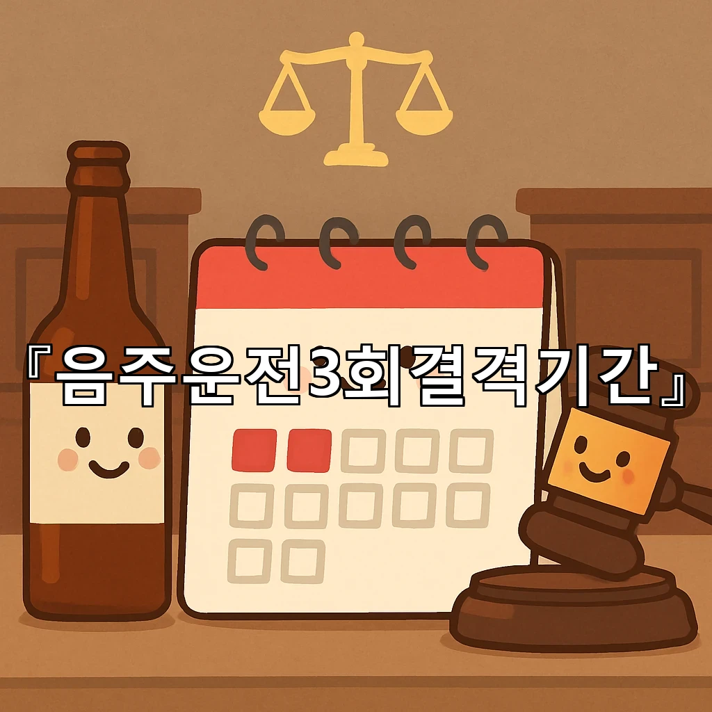 음주운전3회결격기간 이후 달라지는 생활 기준과 점검할 항목들