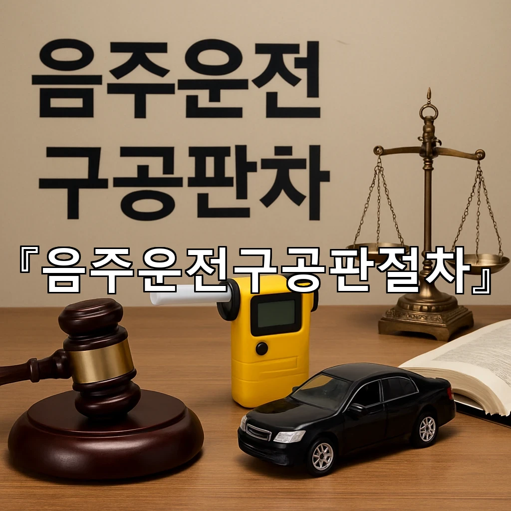 음주운전구공판절차 진행 전에 알아두면 좋은 준비 포인트