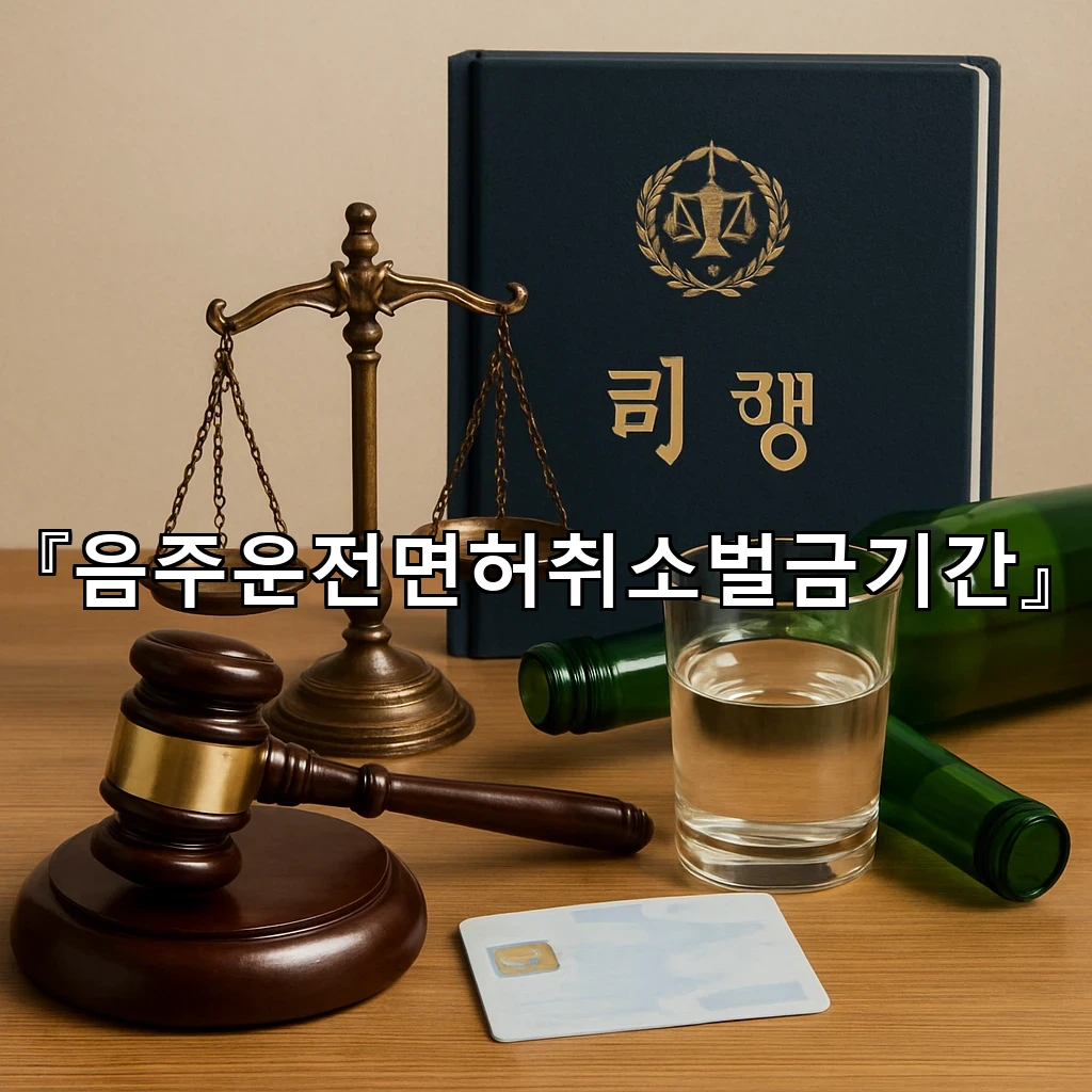 음주운전면허취소벌금기간 서류 준비가 늦어질 때 먼저 볼 기준들