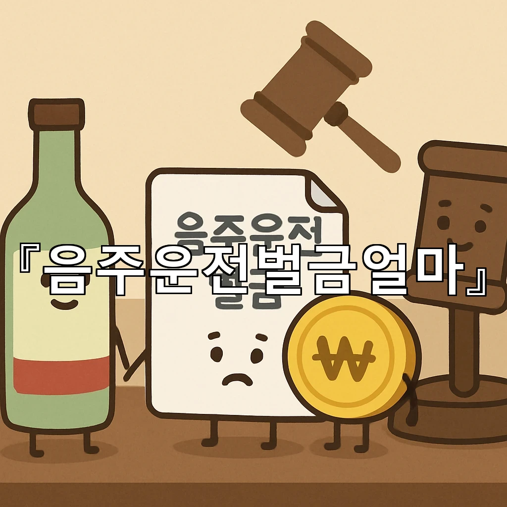 음주운전벌금얼마 계산 전에 꼭 알아둘 서류와 확인 순서 안내