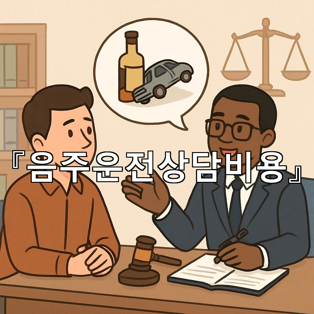 음주운전상담비용을 살필 때 놓치기 쉬운 설명 방식과 준비 단계