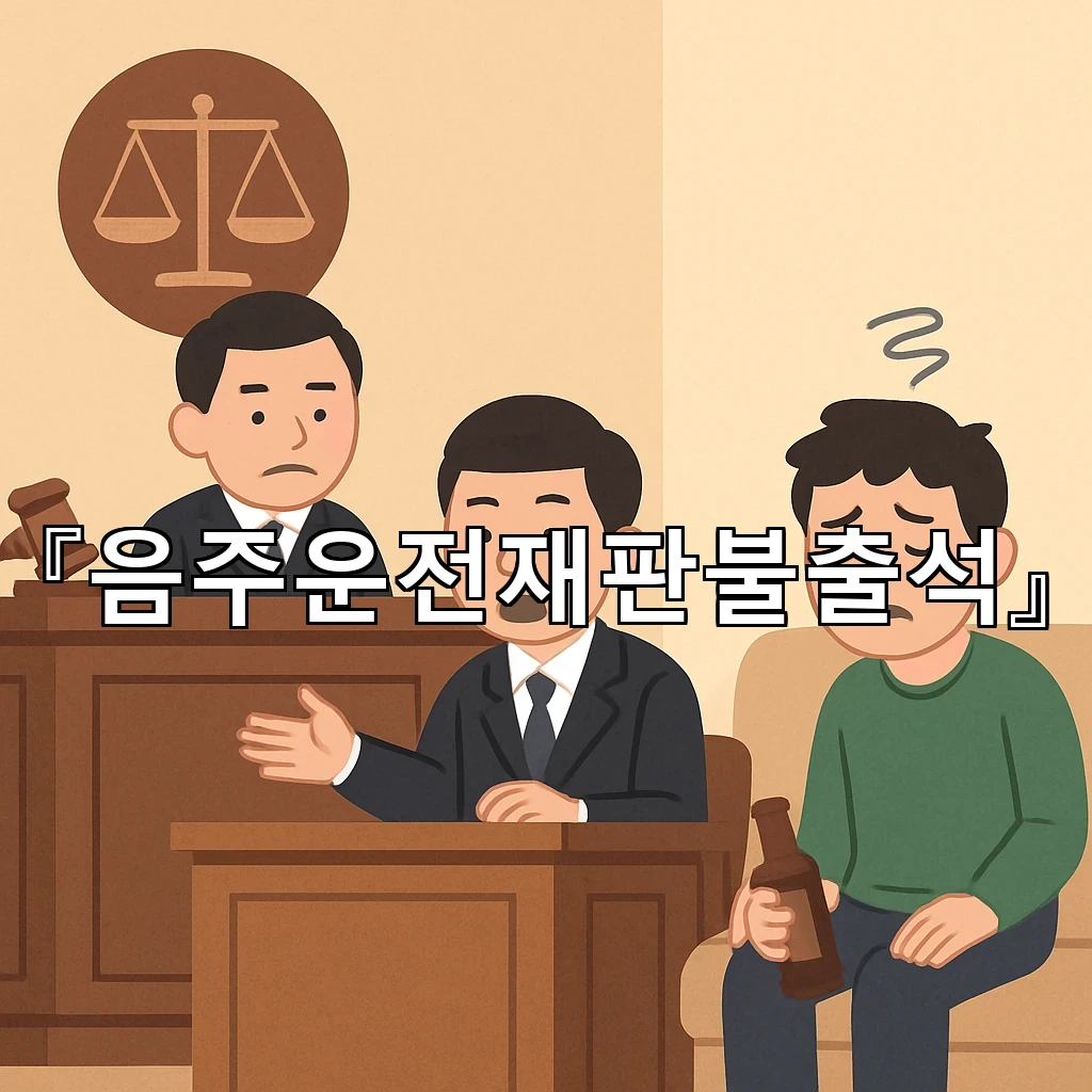 음주운전재판불출석이 남긴 흔적을 정리하는 실무 기준 안내
