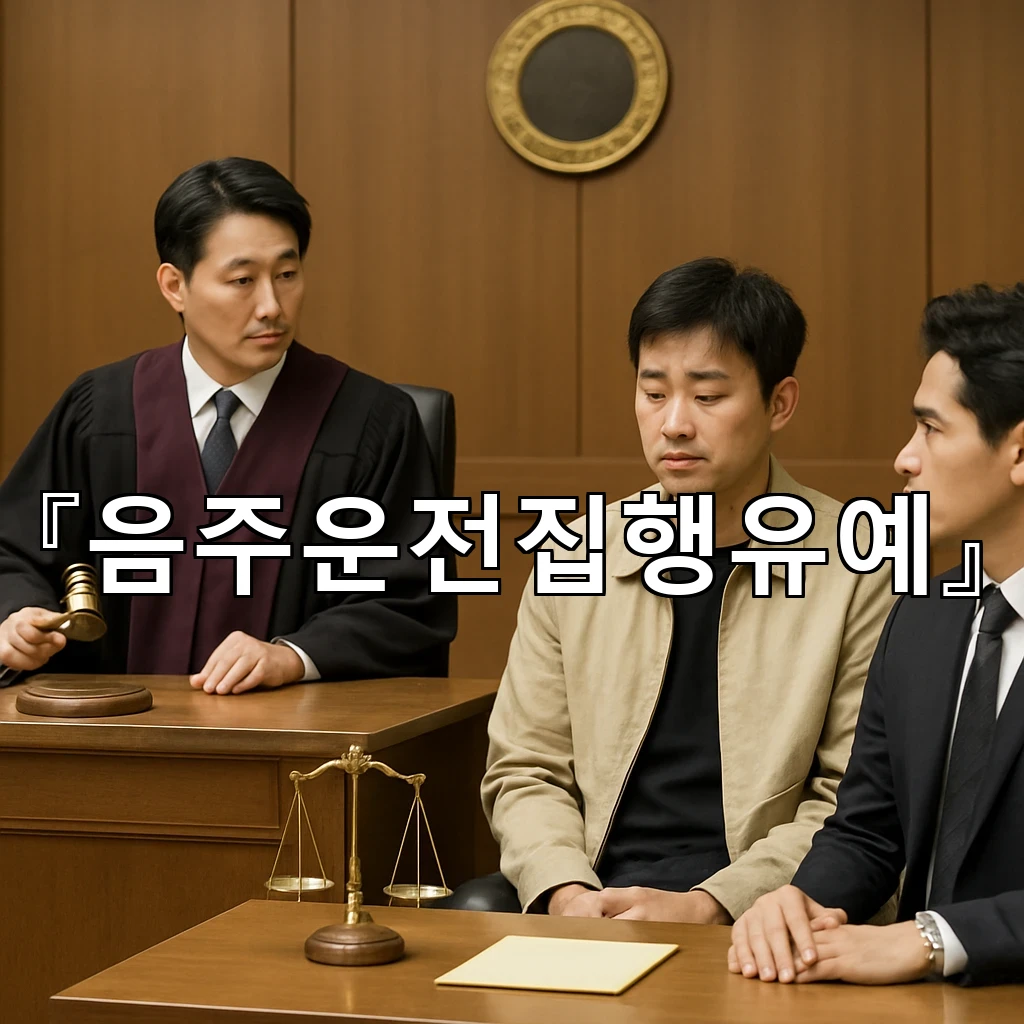 음주운전집행유예 양형에 반영되는 생활 태도와 진술 준비