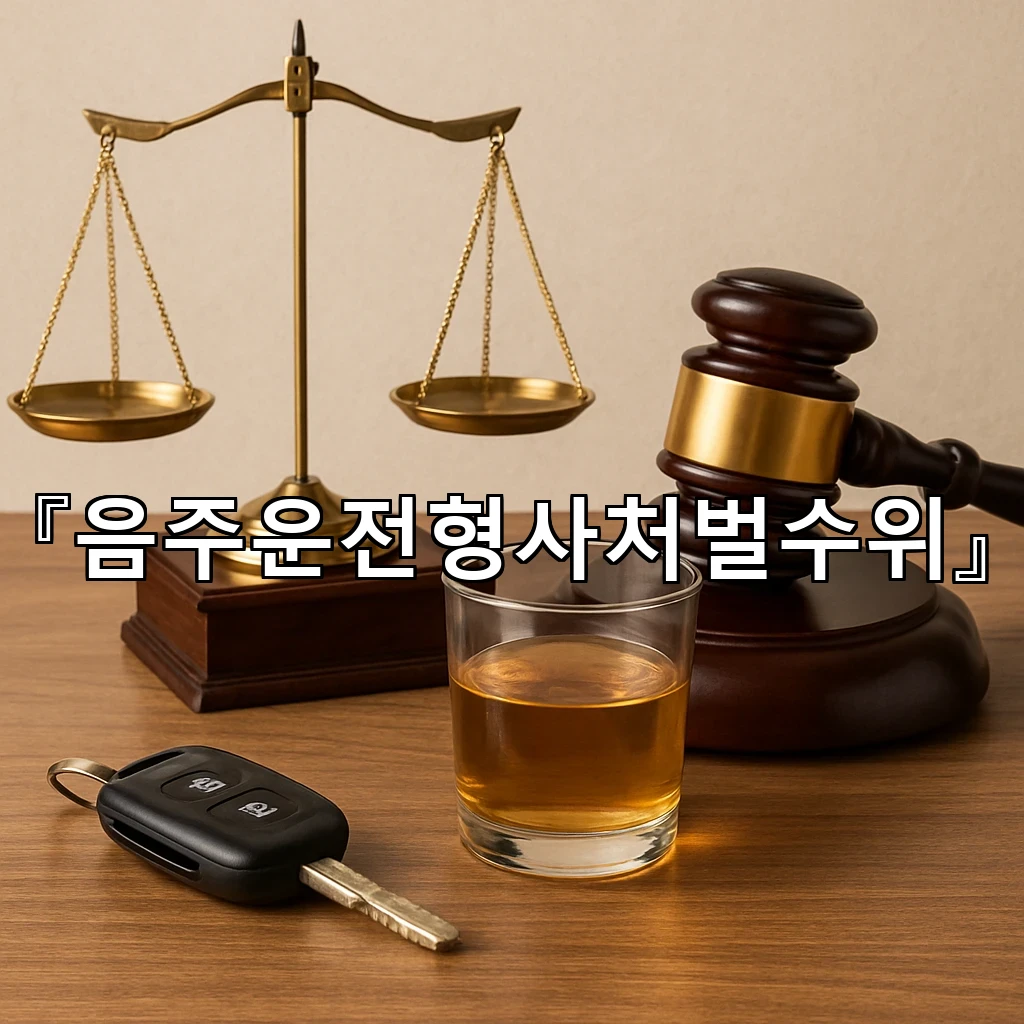 음주운전형사처벌수위 기준을 이해하면 달라지는 준비 과정