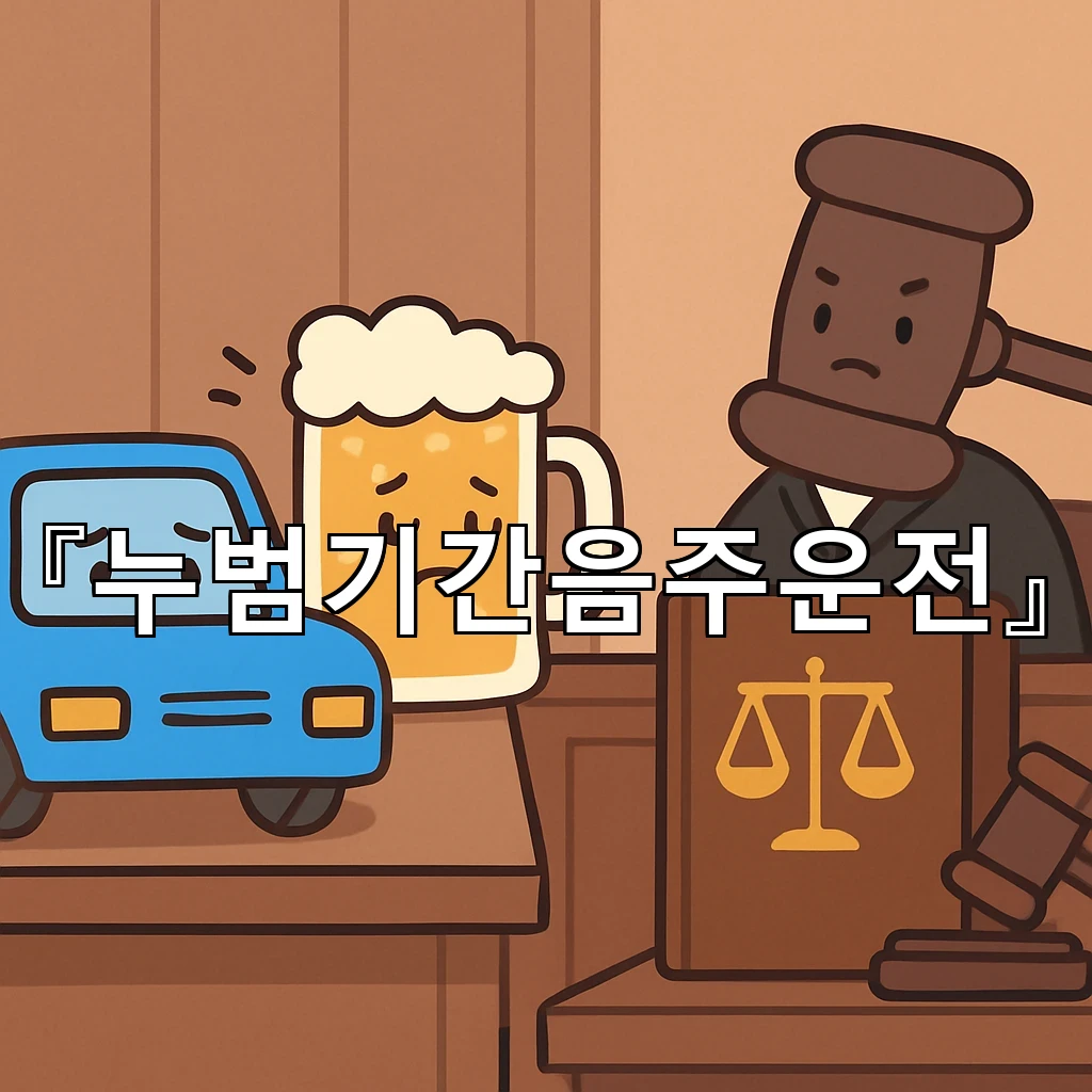 누범기간음주운전 현장에서 흔들리지 않는 첫 대응 요령 정리