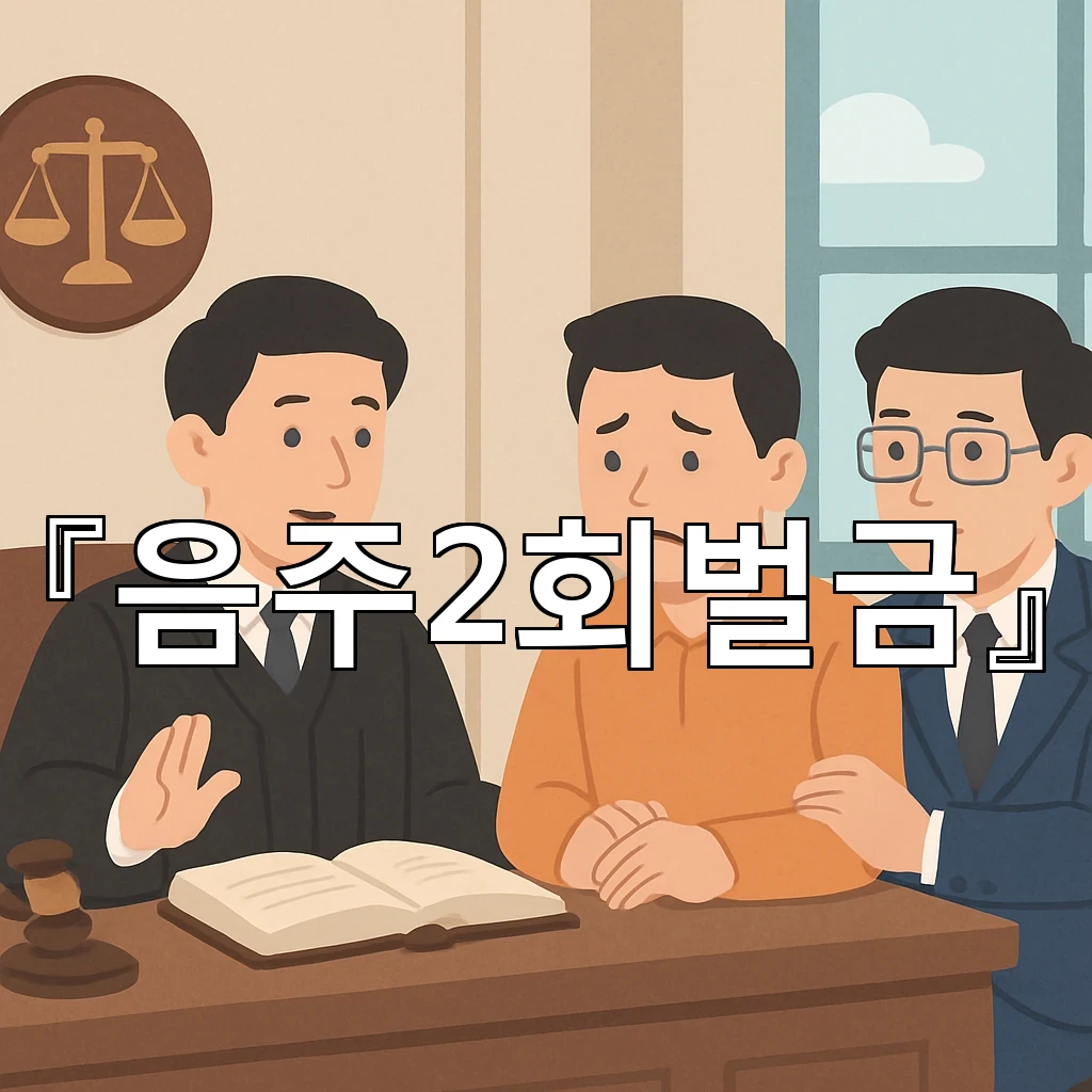 음주2회벌금 두 번째 기록이 남긴 뒤 달라지는 생활의 방향