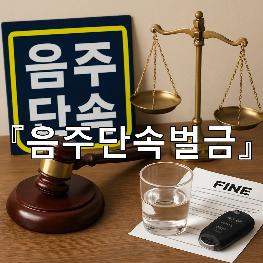 음주단속벌금 관련 질문이 많을수록 헷갈리는 부분을 차분히 정리