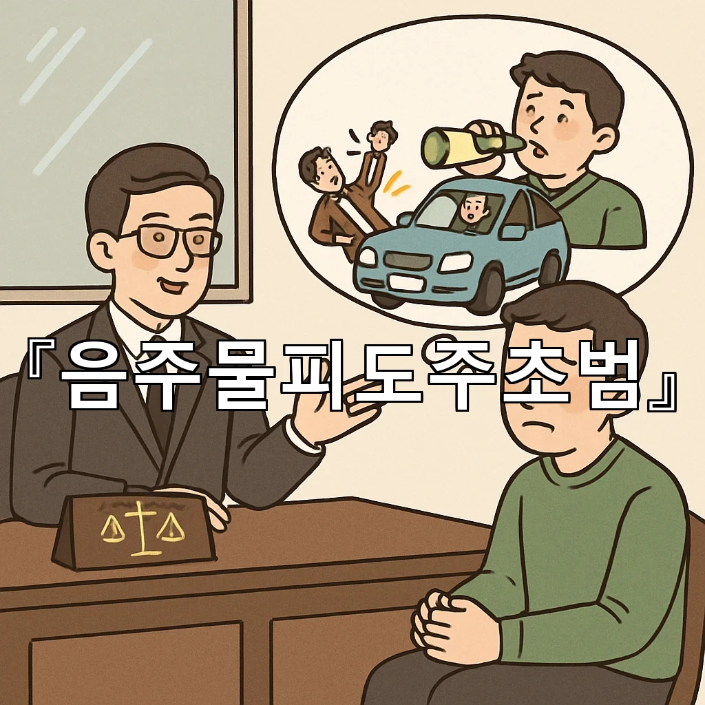 음주물피도주초범 단계에서 대응 순서를 바꾸면 달라집니다