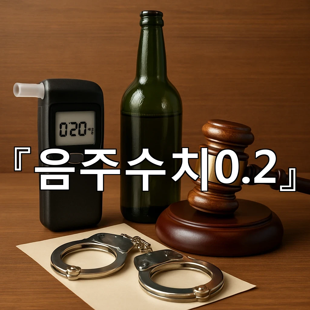 음주수치0.2 측정 이후 흔들리는 판단 기준을 살펴보기