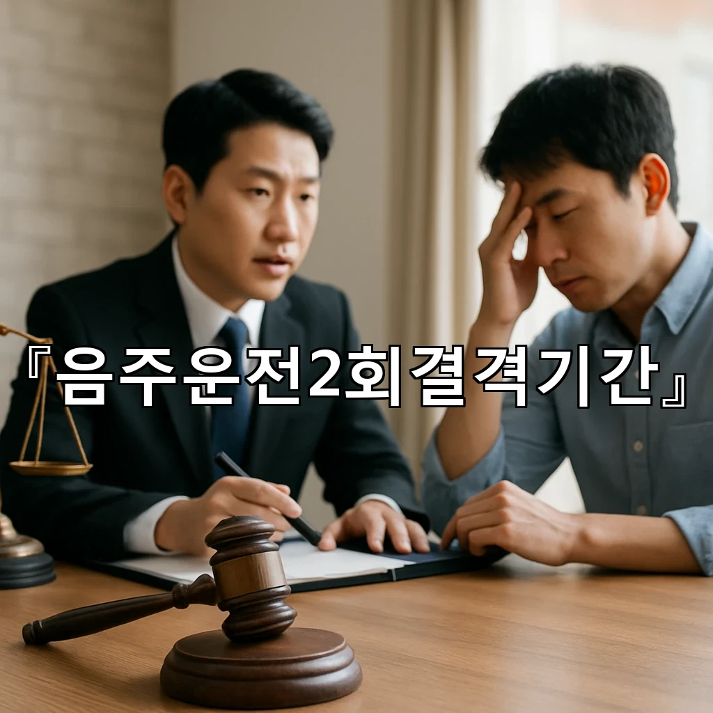 음주운전2회결격기간 끝을 기다리는 동안 챙겨둘 일상 점검 목록