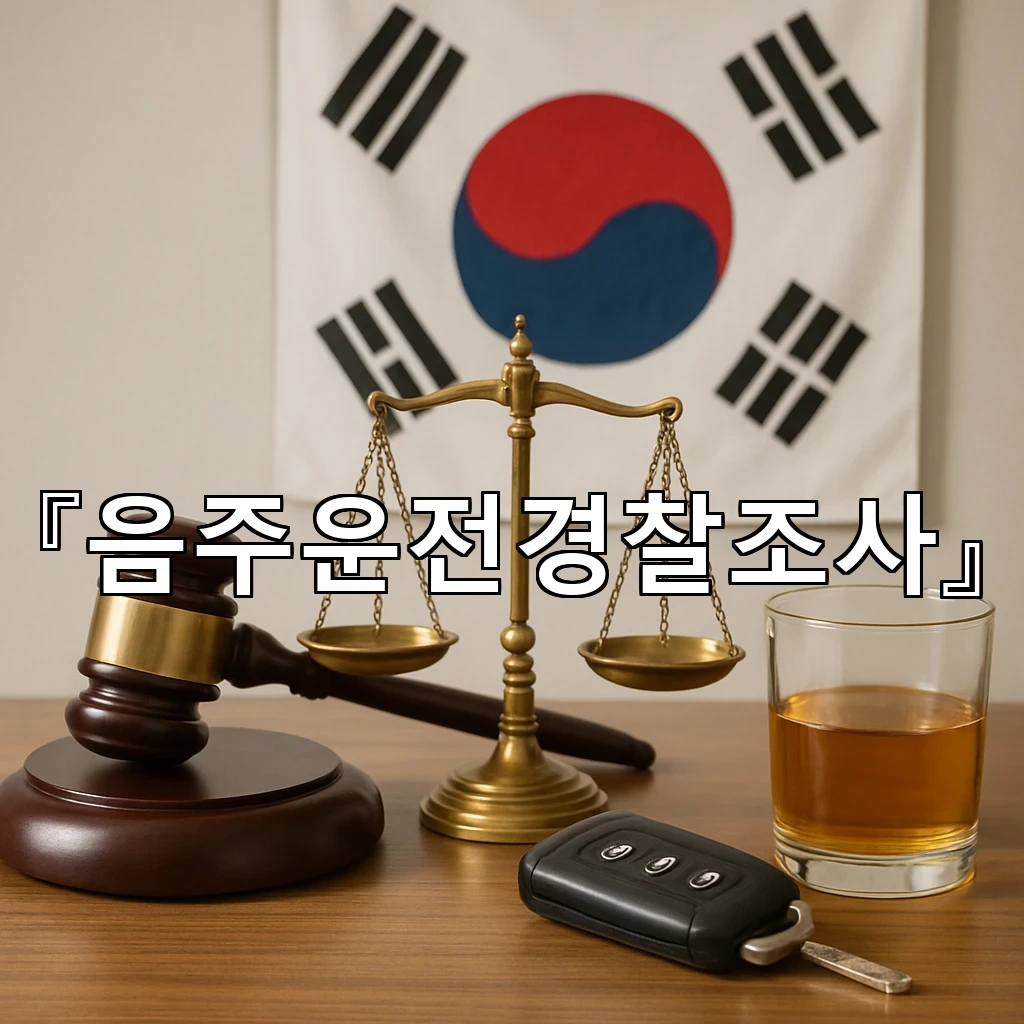 음주운전경찰조사 첫 응답에서 흐트러지지 않는 말의 순서