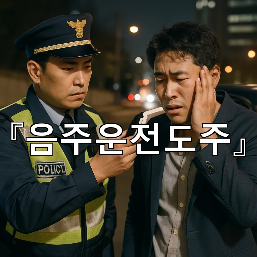 음주운전도주 현장에서 놓치기 쉬운 판단 기준과 대응 흐름