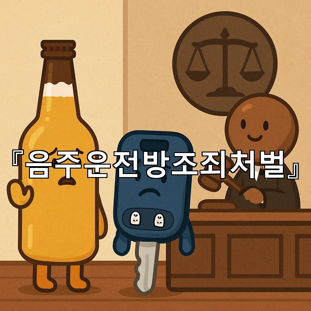 음주운전방조죄처벌 적용 흐름을 쉽게 이해하는 핵심 안내서