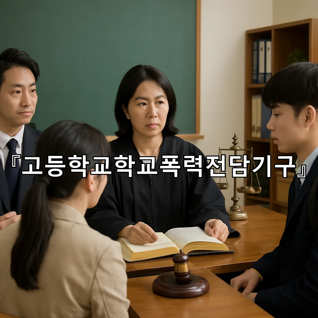 고등학교학교폭력전담기구 운영 흐름을 살펴보는 실무 안내서