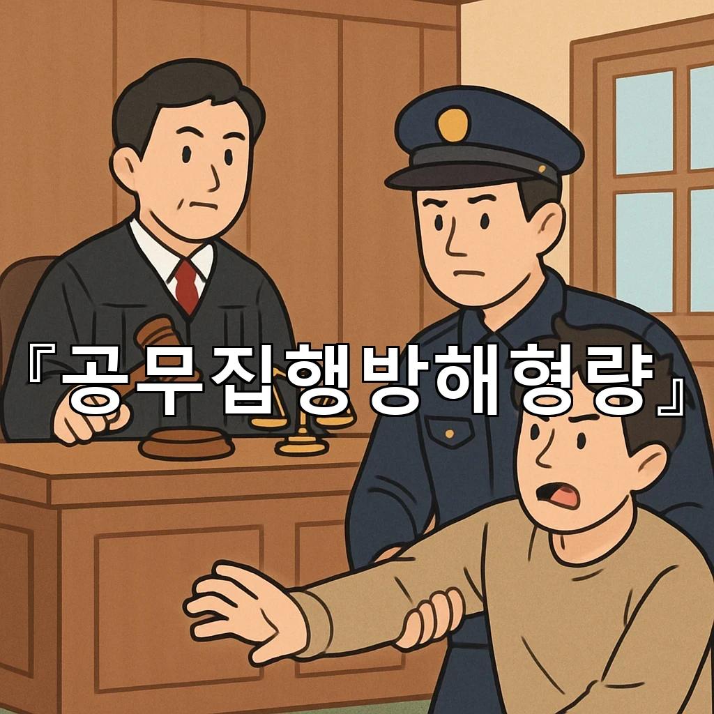 공무집행방해형량 실제 판단 기준을 알기 쉽게 정리한 글