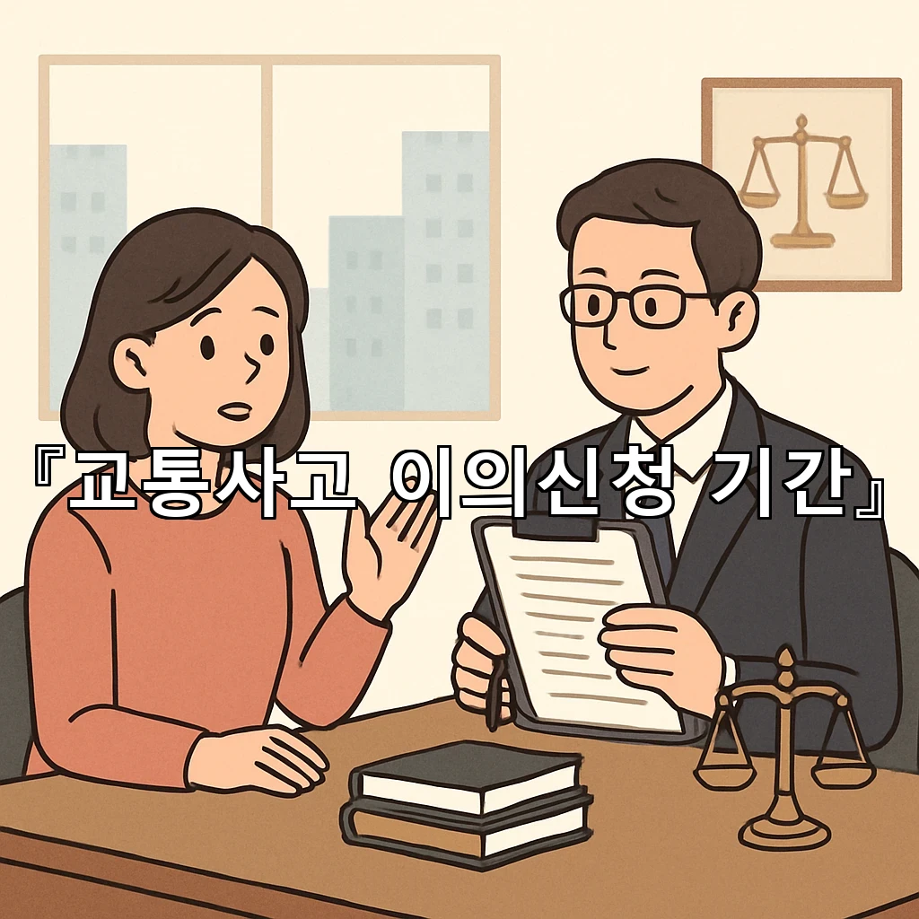 교통사고이의신청기간 서류를 모으는 순서와 핵심 기록 남기기