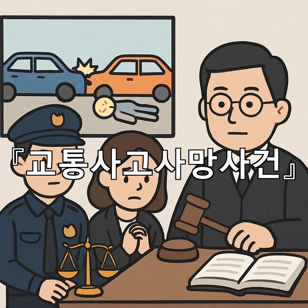 교통사고사망사건 시야 확보와 충돌 흔적을 함께 보는 법