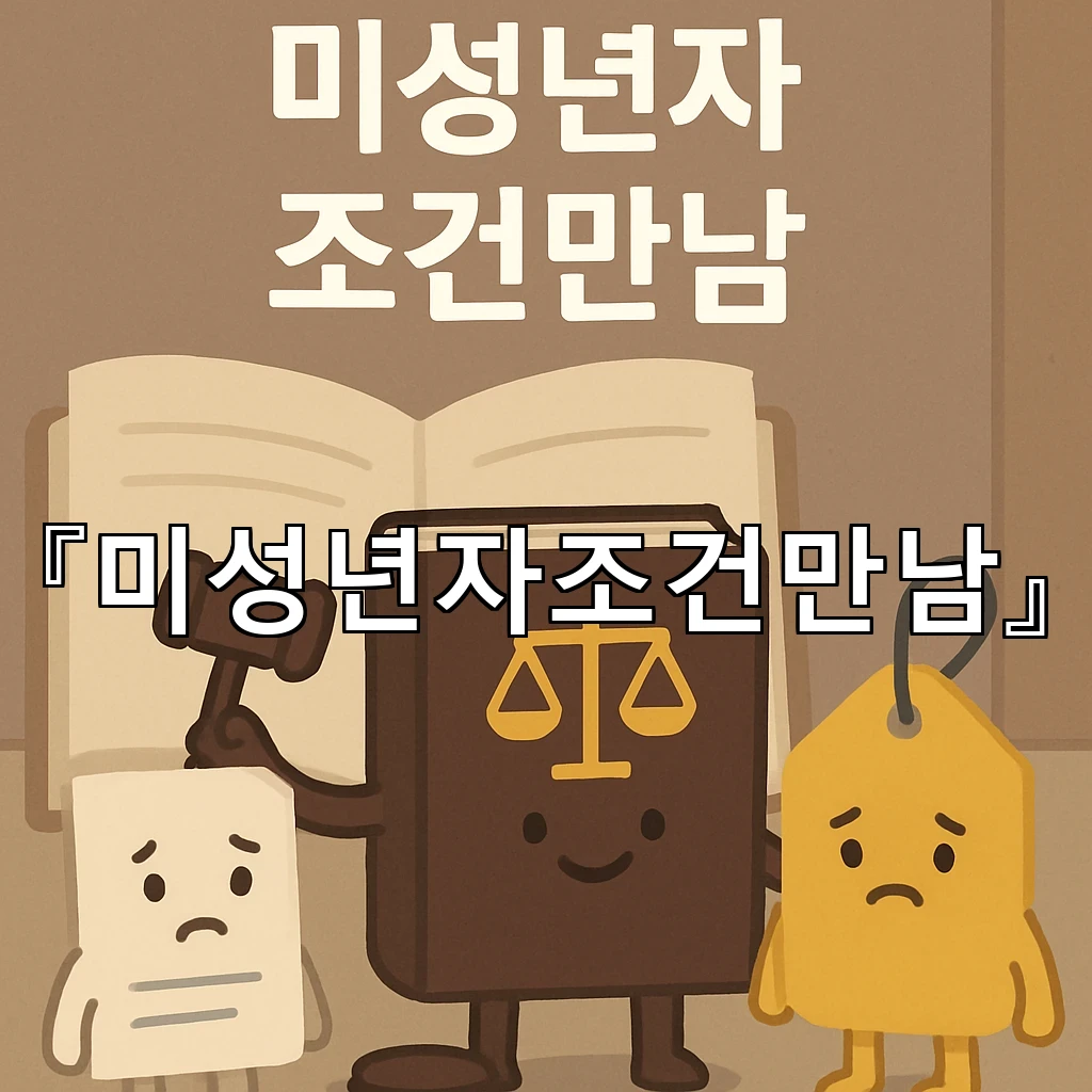 미성년자조건만남 판단 전에 확인해야 할 기본 흐름 정리